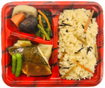 ひじきごはん&さばの味噌煮
