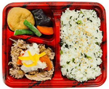 野沢菜ごはん＆おろし豚しゃぶしゃぶ